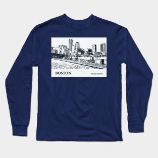 Boston - Massachusetts Long Sleeve T-Shirt
